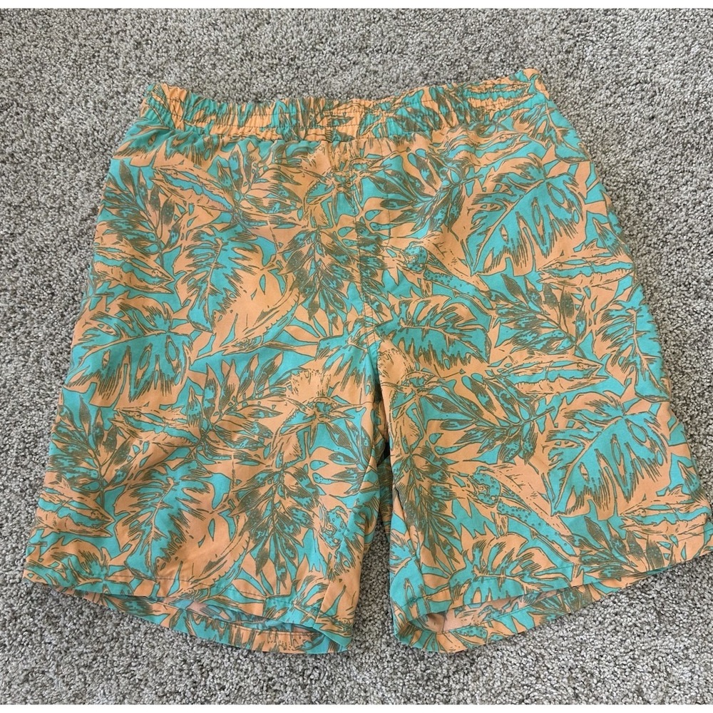 Columbia Boys XL 18/20 Swim Shorts PFG Backcast Fishing Trunks Lined Tropical